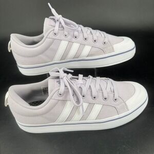 Adidas Bravada 2.0 Platform Lavender Purple Canvas Sneakers HP7998 Womens 9.5